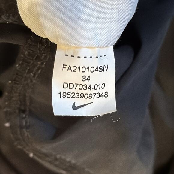 Nike Men's Essential Style Woven Utility Cargo Pants Black Size 34 - Picture 13 of 15